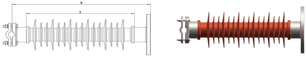 Industrial Electrical Equipment Transformer Bushing Cross-Arm Insulator