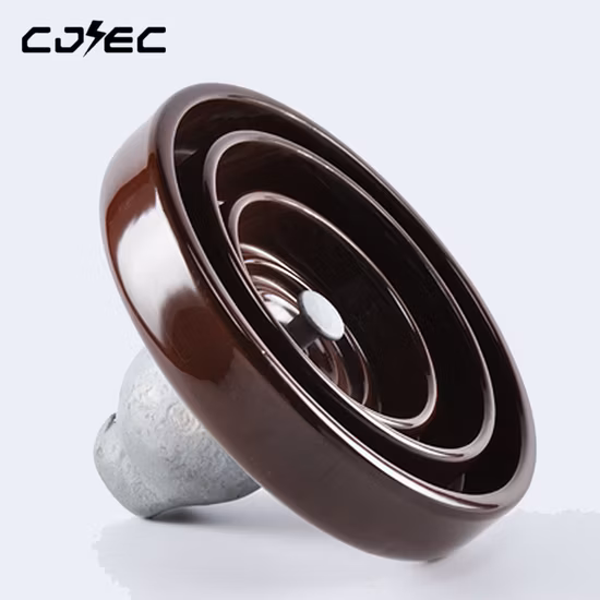 Porcelain Suspension Ceramic Anti Fog Type Disc Insulator